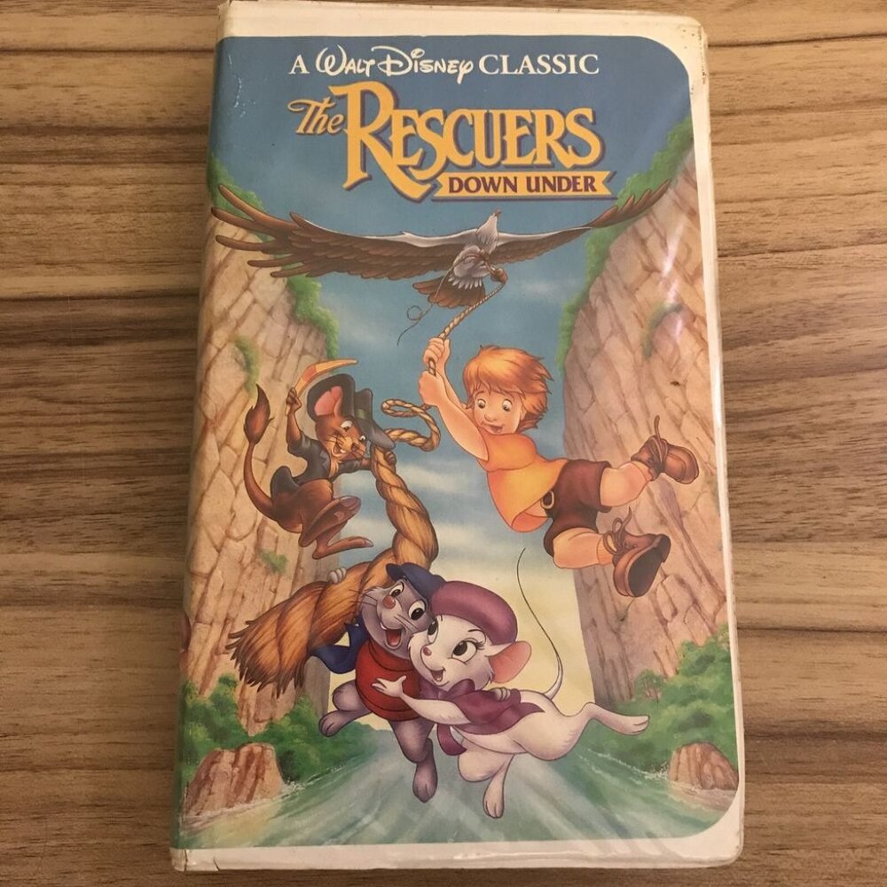 The Rescuers Down Under (VHS, 1991).